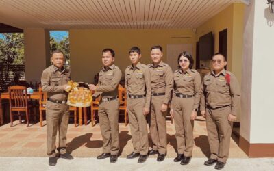 คณะข้าราชการตำรวจ นรต. สภ.เมืองยโสธร มาเข้าพบ และ ขอพรปีใหม่ จาก พล.ต.ต.ภิรมย์ สวนทอง ผบก.ภ.จว.ยโสธร