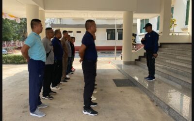 พล.ต.ต.ภิรมย์ สวนทอง ผบก.ภ.จว.ยโสธร มอบหมายให้ พ.ต.อ.อานุภาพ ผิวอ่ออน รอง ผบก.ภ.จว.ยโสธร ซักซ้อมข้าราชการตำรวจ(ปฏิบัติหน้าที่สารถีประจำขบวนฯ)