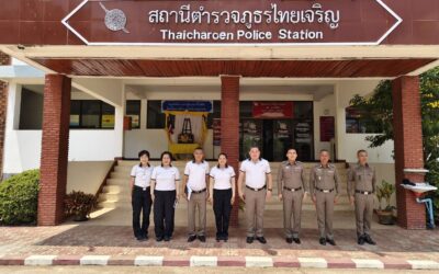 พล.ต.ต.ภิรมย์ สวนทอง ผบก.ภ.จว.ยโสธร, พ.ต.อ.อดิเทพ พิชาดุลย์ รอง ผบก.ภ.จว.ยโสธร ประธานคณะกรรมการบ้านพัก มอบให้ พ.ต.อ.วีรพล เจริญวิศาล ผกก.ฝอ.ภ.จว.ยโสธร เลขานุการ , พ.ต.ท.หญิง สาริสา พิณทอง รอง ผกก.ฝอ.ภ.จว.ยโสธร ผู้ช่วยเลขานุการ เเละคณะกรรมการบ้านพัก พร้อมด้วยเจ้าหน้าที่ที่เกี่ยวข้อง ร่วมออกตรวจ โครงการบ้านพักข้าราชการตำรวจน่าอยู่ ประจำปี 2567 ภ.จว.ยโสธร ณ สภ.ไทยเจริญ