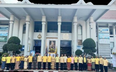 พล.ต.ต.ภิรมย์ สวนทอง ผบก.ภ.จว.ยโสธร มอบหมายให้ พ.ต.อ.อานุภาพ ผิวอ่อน รองผบก.ภ.จว.ยโสธร ร่วมกิจกรรมวันสถาปนาศาลยุติธรรมประจำปี 2567