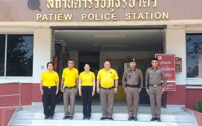 พล.ต.ต.ภิรมย์ สวนทอง ผบก.ภ.จว.ยโสธร มอบให้ พ.ต.อ.อดิเทพ พิชาดุลย์ รอง ผบก.ภ.จว.ยโสธร ประธานคณะกรรมการบ้านพัก , พ.ต.อ.วีรพล เจริญวิศาล ผกก.ฝอ.ภ.จว.ยโสธร เลขานุการ , พ.ต.ท.หญิง สาริสา พิณทอง รอง ผกก.ฝอ.ภ.จว.ยโสธร ผู้ช่วยเลขานุการ เเละคณะกรรมการบ้านพัก พร้อมด้วยเจ้าหน้าที่ที่เกี่ยวข้อง ร่วมออกตรวจ โครงการบ้านพักข้าราชการตำรวจน่าอยู่ ประจำปี 2567 ภ.จว.ยโสธร ณ สภ.ป่าติ้ว