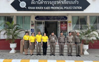 พ.ต.อ.อดิเทพ พิชาดุลย์ รอง ผบก.ภ.จว.ยโสธร พร้อมคณะตรวจ ได้เดินทางมา ตรวจตามโครงการบ้านพักข้าราชการตำรวจน่าอยู่ ที่ สภ.คำเขื่อนแก้ว