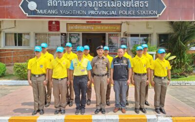 พ.ต.อ.บุรภัช บุรีภักดี รอง ผบก.ภ.จว.ยโสธร ได้เดินทางมาตรวจเยี่ยม สภ.เมืองยโสธร