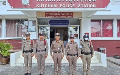 พ.ต.อ.บุรภัช บุรีภักดี รอง ผบก.ภ.จว.ยโสธร ได้เดินทางมาตรวจเยี่ยม สภ.กุดชุม