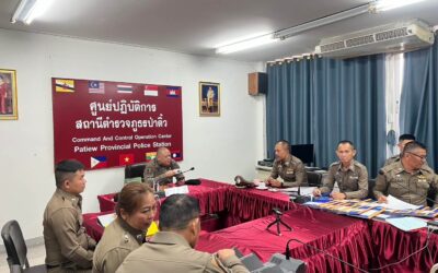 พ.ต.อ.อดิเทพ พิชาดุลย์ รอง ผบก.ภ.จว.ยโสธร พร้อมด้วยคณะตรวจราชการ ภ.จว.ยโสธร ได้เดินทางมาตรวจราชการประจำปีงบประมาณ พ.ศ.2567 สภ.ป่าติ้ว