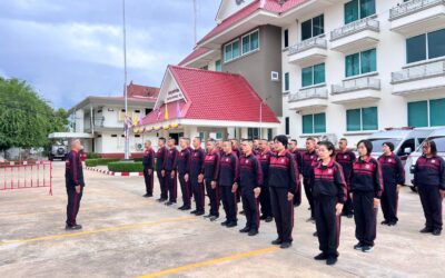 พล.ต.ต.ภิรมย์ สวนทอง ผบก.ภ.จว.ยโสธร มอบหมายให้ พ.ต.ท.วรวุทธิ์ ท่านมุข รอง ผกก.สส. สภ.เมืองยโสธร พร้อมเจ้าหน้าที่ผู้เกี่ยวข้อง ตรวจสอบความพร้อมของข้าราชการตำรวจ เพื่อเดินทางไปเข้ารับการฝึกอบรมผู้ปฏิบัติหน้าที่ถวายความปลอดภัยในพื้นที่ (Local CAT) กำลังพลทบทวน ประจำปี พ.ศ. 2567 จำนวน 48 นาย