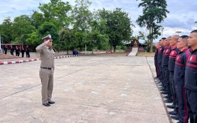 พล.ต.ต.ภิรมย์ สวนทอง ผบก.ภ.จว.ยโสธร มอบหมายให้ พ.ต.อ.สานิตย์ ไชยสถิตย์ รอง ผบก.ภ.จว.ยโสธร พร้อมเจ้าหน้าที่ผู้เกี่ยวข้อง ตรวจสอบความพร้อมของข้าราชการตำรวจ ที่เดินทางเพื่อเข้ารับการฝึกอบรมผู้ปฏิบัติหน้าที่ถวายความปลอดภัยในพื้นที่ (Local CAT) กำลังพลทบทวน ประจำปี พ.ศ. 2567 จำนวน 40 นาย