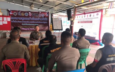 พล.ต.ต.ภิรมย์ สวนทอง ผบก.ภ.จว.ยโสธร มอบหมายให้ พ.ต.อ.สานิตย์ ไชยสถิตย์ รอง ผบก.ภ.จว.ยโสธร ออกตรวจเยี่ยมโครงการชุมชนบำบัดพื้นที่แพร่ระบาดยาเสพติด ตามนโยบายเร่งด่วนของรัฐบาล ณ บ้านเหล่าตำแย หมู่ 3,19 ต.กุดชุม อ.กุดชุม จว.ยโสธร,ณ ศาลาวัดป่าพุทธิคุณ บ้านหนองแหน หมู่ 7 ต.หนองแหน อ.กุดชุม จว.ยโสธร