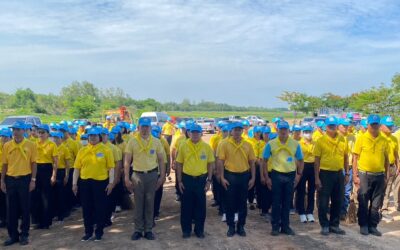 พล.ต.ต.ภิรมย์ สวนทอง ผบก.ภ.จว.ยโสธร มอบหมายให้ พ.ต.อ.บุรภัช บุรีภักดี รอง ผบกภ.จว.ยโสธร พร้อมด้วย พ.ต.อ.ประสิทธิ์ เพชรรัตน์ ผกก.สภ.เมืองยโสธร พ.ต.ท.ยุทธนา โพธิ์ทอง รอง ผกก.(สอบสวน)ฯ จิตอาสา 904 และข้าราชการตำรวจจิตอาสา สภ.เมืองยโสธร ร่วมกิจกรรมจิตอาสาพัฒนา เนื่องในวันพระบาทสมเด็จพระปกเกล้าเจ้าอยู่หัว