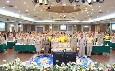 พล.ต.ต.ภิรมย์ สวนทอง ผบก.ภ.จว.ยโสธร มอบหมายให้ พ.ต.อ.บุรภัช บุรีภักดี รอง ผบก. ภ.จว.ยโสธร พร้อมด้วย พ.ต.ท.ยุทธนา โพธิ์ทอง รอง ผกก.(สอบสวน) สภ.เมืองยโสธร (จิตอาสา 904) , พ.ต.ท.รัชสถิต สุจริต สว.งานจิตอาสา ภ.จว.ยโสธร เป็นวิทยากรครู ก ที่ผ่านการอบรมประวัติศาสตร์ชาติไทยของกระทรวงมหาดไทย ร่วมพิธีเปิดโครงการขยายผลวิทยากรเพื่อทำหน้าที่ผู้ถ่ายทอดความรู้เกี่ยวกับ ประวัติศาสตร์ชาติไทยประจำท้องถิ่นระดับอำเภอ และระดับองค์กรปกครองส่วนท้องถิ่น (ครู ข) และร่วมปฏิบัติหน้าที่วิทยากร ระหว่างวันที่ 2 – 4 ก.ค. 67