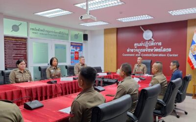 พล.ต.ต.ภิรมย์ สวนทอง ผบก.ภ.จว.ยโสธร มอบหมายให้ พ.ต.อ.บุรภัช บุรีภักดี รอง ผบก.ภ.จว.ยโสธร , พ.ต.ท.หญิง อุบลพัฒนา มูลสาร รอง ผกก.ฝอ.ภ.จว.ยโสธร , พ.ต.ท.นิติพัฒน์ สิริปิติวัฒน์ รอง ผกก.สส.ภ.จว.ยโสธร พร้อมด้วย 11 สภ.ในสังกัด และเจ้าหน้าที่ที่เกี่ยวข้อง ร่วมประชุมผ่านการประชุมทางไกลผ่านจอภาพ(Video Conference) เรื่อง การประชุมเพื่อเตรียมความพร้อมในการรักษาความปลอดภัยและอำนวยความสะดวกการจราจรนายกรัฐมนตรี เดินทางมาตรวจราชการในพื้นที่ จว.อุบลราชธานี ศรีสะเกษ และสุรินทร์ ในห้วงวันที่ 28 – 30 มิ.ย. 2567