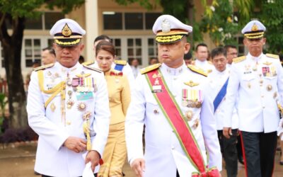 พล.ต.ต.ภิรมย์ สวนทอง ผบก.ภ.จว.ยโสธร พร้อมด้วย พ.ต.อ.บุรภัช บุรีภักดี รอง ผบก.ภ.จว.ยโสธร, หน.สภ.ในสังกัด และข้าราชการตำรวจจิตอาสา ร่วมพิธีเวียนเทียนสมโภชน้ำพระพุทธมนต์ศักดิ์สิทธิ์ เนื่องในโอกาสพระราชพิธีมหามงคลเฉลิมพระชนมพรรษาพระบาทสมเด็จพระเจ้าอยู่หัว ทรงเจริญพระชนมพรรษา 6 รอบ 28 กรกฎาคม 2567