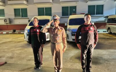 พล.ต.ต.ภิรมย์ สวนทอง ผบก.ภ.จว.ยโสธร มอบหมายให้ พ.ต.อ.บุรภัช บุรีภักดี รอง ผบก.ภ.จว.ยโสธร ปล่อยแถวข้าราชการตำรวจผู้ปฏิบัติหน้าที่่ถวายความปลอดภัยในพื้นที่ (Local CAT) เพื่อเดินทางปฏิบัติภารกิจถวายความปลอดภัย รักษาความปลอดภัย และอำนวยความสะดวกการจราจร การจัดงานเฉลิมพระเกียรติพระบาทสมเด็จพระเจ้าอยู่หัว เนื่องในโอกาสมหามงคลเฉลิมพระชนมพรรษา 6 รอบ 28 กรกฎาคม 2567