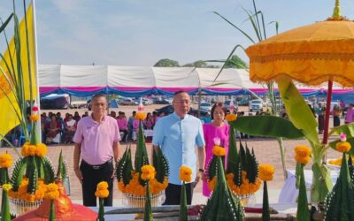 พล.ต.ต.ภิรมย์ สวนทอง ผบก.ภ.จว.ยโสธร มอบหมายให้ พ.ต.อ.เศวก โพนทัน รอง ผบก.ภ.จว.ยโสธร , พ.ต.ท.หญิง อุบลพัฒนา มูลสาร รอง ผกก.ฝอ.ภ.จว.ยโสธร , พ.ต.ต.ประสงค์ ทอนศรี สว.ฝอ.ภ.จว.ยโสธร และข้าราชการตำรวจในสังกัด ร่วมพิธีวางขันหมากเบ็ง และพิธีบวงสรวงอนุสาวรีย์พระสุนทรราชวงศา(สิงห์) เนื่องในวันสถาปนาจังหวัดยโสธรและงานกาชาดประจำปี 2568