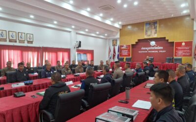 พ.ต.อ.อดิเทพ พิชาดุลย์ รอง ผบก.ภ.จว.ยโสธร พร้อม หน.งาน สอบสวน ฯ ,รอง ผกก.สส.,และ สว.สส.ฯ สภ.ในสังกัด ภ.จว.ยโสธร และเจ้าหน้าที่ที่เกี่ยวข้อง ร่วมประชุมเตรียมความพร้อมต้อนรับ พล.ต.ต.ชูสวัสดิ์ จันทร์โรจนกิจ รอง ผบช.ภ.3