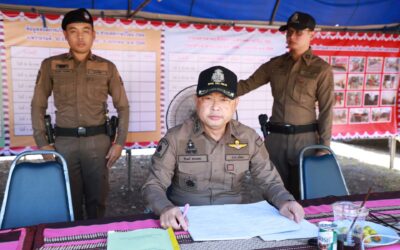 พล.ต.ต.ภิรมย์ สวนทอง ผบก.ภ.จว.ยโสธร ได้ออกตรวจเยี่ยมจุดตรวจร่วม และจุดบริการประชาชน ในห้วงเทศกาลปีใหม่ พ.ศ.2569กำชับการปฏิบัติ