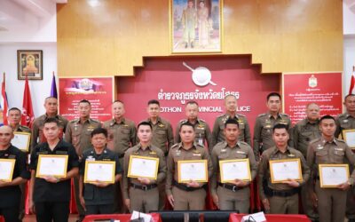 พล.ต.ต.ภิรมย์ สวนทอง ผบก.ภ.จว.ยโสธร พร้อมด้วย พ.ต.อ.เศวก โพนทัน รอง ผบก.ภ.จว.ยโสธร, พ.ต.อ.อดิเทพ พิชาดุลย์ รอง ผบก.ภ.จว.ยโสธร, พ.ต.อ.สานิตย์ ไชยสถิตย์ รอง ผบก.ภ.จว.ยโสธร, พ.ต.อ.วิสูตร สถิตย์ รอง ผบก.ภ.จว.ยโสธร, พ.ต.อ.นิรันดร์ แก้วอิน รอง ผบก.ภ.จว.ยโสธร, พ.ต.อ.บุญโปรด ประเสริฐศักดิ์ รอง ผบก.ภ.จว.ยโสธร, หน.สภ.ในสังกัด และ ฝอ.ภ.จว.ยโสธร ร่วมการประชุมบริหารตำรวจภูธรจังหวัดยโสธร ประจำเดือน มีนาคม พ.ศ.2569